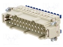 Connector: rectangular; male; Han ES Press; PIN: 24; 24+PE; 16A