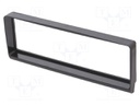Radio mounting frame; Alfa Romeo; 1 DIN; black
