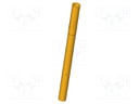 Test probe socket; Contact plating: gold-plated; soldered