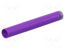 Connector: 4mm banana; plug; 32A; 1kV; violet; insulated; 2.5mm2