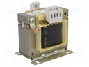Transformer: mains; 250VA; 400VAC; 24V; Leads: terminal block; IP00