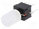 Microswitch TACT; DPDT; Pos: 2; 0.1A/30VDC; THT; none; red; 1.5N