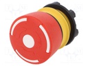 Switch: emergency stop; Stabl.pos: 2; NC + NO; 5A/250VAC; 5A/24VDC