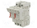 Fuse holder; 14x51mm; for DIN rail mounting; 50A; 690VAC; Poles: 2