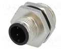 Socket; M12; PIN: 3; male; A code-DeviceNet / CANopen; soldering