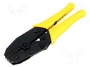 Tool: for crimping colaxial / RF connectors; carbon steel