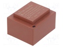 Transformer: encapsulated; 230VAC; 6V; Mounting: PCB