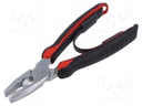 Pliers; universal; return spring; 205mm