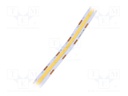 COB LED tape; white neutral; LED/m: 480; 10mm; IP20; 180°; 12W/m
