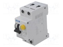 RCBO breaker; Inom: 10A; Ires: 30mA; Max surge current: 250A; 230V