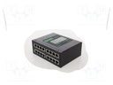 Switch Ethernet; unmanaged; Number of ports: 16; 9÷48VDC; RJ45