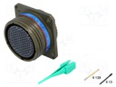Connector: circular; D38999 series III; socket; female; PIN: 128