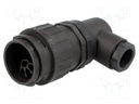 Connector: circular; plug; male; w/o contacts; Series: C16-3