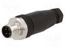 Plug; M12; PIN: 4; male; A code-DeviceNet / CANopen; for cable