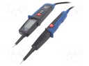Tester: electrical; LED; VAC: 6÷1000V; 50÷400Hz; VDC: 6÷1000V; IP64