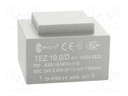 Transformer: encapsulated; 10VA; 400VAC; 24V; 416.6mA; IP00; 280g
