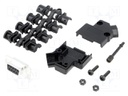 D-Sub; PIN: 9; plug; female; stamped and formed contacts