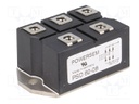 Three-phase bridge rectifier; Urmax: 0.8kV; If: 88A; Ifsm: 750A