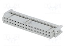Plug; IDC; female; PIN: 34; IDC; for ribbon cable; 1.27mm; 4.25A