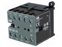 Contactor: 3-pole; NO x3; Auxiliary contacts: NO; 220÷240VAC; 6A