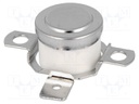 Sensor: thermostat; Output conf: NC; Topen: 85°C; Tclos: 68°C; 10A