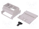 Enclosure: for DIN rail mounting; Y: 90mm; X: 88mm; Z: 53mm; PPO
