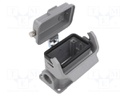 Han B Base SM LC 1 Lever Metal Cover M20