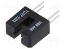 Sensor: optocoupler; 70V; CTR@If: 10%@20mA; Slot width: 3.1mm