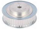 Belt pulley; T5; W: 16mm; whell width: 27mm; Ø: 66mm; aluminium; ZRS