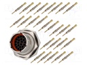Connector: circular; Series: RT360; socket,plug; male; crimped