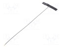 Antenna; GSM,LTE; 1.1dBi,2.6dBi,3dBi; linear; U.FL; Len: 300mm