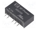 Isolated Board Mount DC/DC Converter, ITE, 2 Output, 1 W, 15 V, 33 mA, -15 V