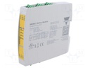 Module: safety relay; 24VAC; 24VDC; DIN; -25÷60°C; Safety cat: 4