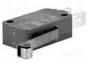 Microswitch SNAP ACTION; 16A/250VAC; with lever (with roller)