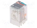Relay: electromagnetic; 4PDT; Ucoil: 24VDC; 6A; max.250VAC
