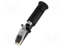 Meter: refractometer; 0÷32% Brix; IP20; Temp: max.50°C; 35x180mm