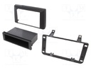 Radio frame; Dacia; 1 DIN; black