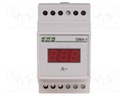 Ammeter; digital,mounting; 0÷20A; Meas.accur: ±1%; 3-digit LED