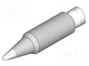 Tip; conical sloped; 0.6mm