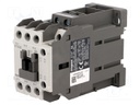 Contactor: 3-pole; NO x3; Auxiliary contacts: NO + NC; 24VDC; 9A