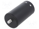 Capacitor: electrolytic; 100uF; Ø45.5x84mm; ±10%; M8 screw; 250VAC