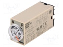 Timer; 0,1min÷10h; 4PDT; 250VAC/3A; Usup: 200÷230VAC; H3YN; socket
