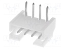 Socket; wire-board; male; PH; 2mm; PIN: 4; THT; 100V; 2A; -25÷85°C