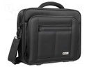 Laptop bag; black; polyamide; Usable dim: 415x55x315mm; 17.3"