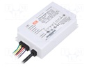Power supply: switched-mode; LED; 58W; 24VDC; 2.4A; 180÷295VAC