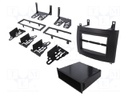 Radio mounting frame; Cadillac; 1 DIN,2 DIN; matt black