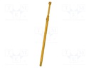 Needle-like test probe; Operational spring compression: 4.3mm