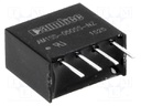 Converter: DC/DC; 1W; Uin: 4.5÷5.5V; 12VDC; Iout: 84mA; SIP4; 1.2g