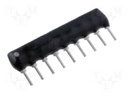 Resistor network: X; 330Ω; No.of resistors: 8; THT; 0.125W; ±2%