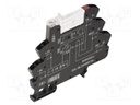 Relay: interface; SPDT; Ucntrl: 120VAC; 6A; DIN; Variant: Relay set